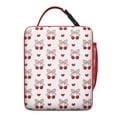 thumbnail image 2 of Sac à Lunch Cerise – Motif de Fruits Cerises Rouges Mignon Design Esthétique pour Amateurs de Cerises Illustration d'Art de Bonbons Rose Doux Sac Isotherme Réutilisable, 2 of 6