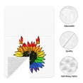 thumbnail image 4 of Car Seat Cover Baby - Rainbow Sunflower Heart Breathable Infant Car Seat Cover for Baby Carseat, Lightweight Comfort Baby Essentials Must Haves Newborn Stuff for Girl Boy, 4 of 7