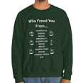 thumbnail image 4 of "GOD DID" (WL) Crewneck Sweatshirt w/ Scripture Design (1 John 1:9), 4 of 6