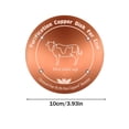 thumbnail image 3 of Household Essentials Tools Home Improvement,Copper Disc for Cattle Water Troughs 4-Inch Diameter Cleaning Copper Disc for Cattle Water Troughs with Four-Point Support Ensures Clean Water Year-Round, 3 of 9