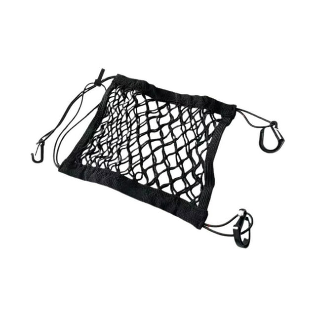 SharkTRUE Upgrade Cargo Net For Motorcycle Helmet Storage, High-Elastic NEW Double