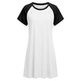 thumbnail image 6 of Bovxnpu Maternity Summer Clothes,Maternity Dress for Baby Shower,Crew Neck Short Sleeve Loose Comfortable and Casual Maternity Dress, 6 of 6