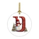 thumbnail image 5 of 2024 26 Letter Christmas Snowman Christmas Pendant - Acrylic Car Pendant Saint, 5 of 5