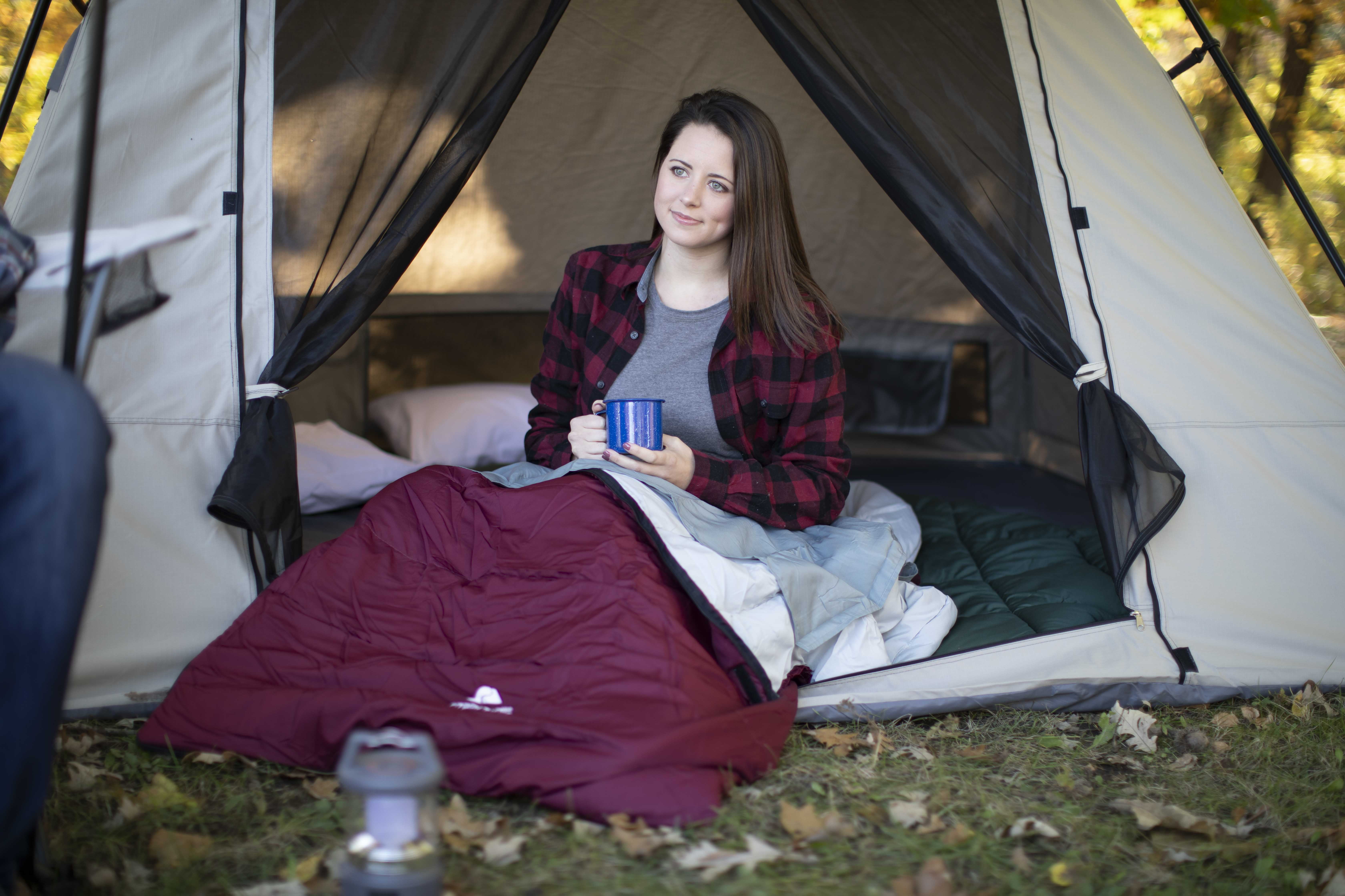 Ozark Trail Breathable Polyester Camping Sleeping Bag Liner Sheet, Blue (78" L x 33.5" W)