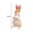 thumbnail image 3 of Simulated Rabbit Doll Little White Rabbit Doll Mascot Plush Toy Cloth Doll, 3 of 8