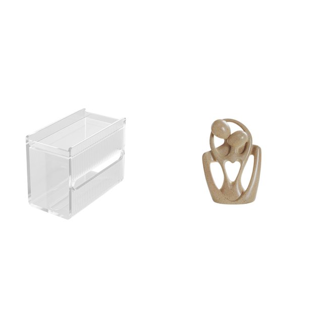 Dispensador De Pañuelos De Acrílico Moderno Y Estatua Abstracta De Pareja En Resina Para Decoración De Estanterías, Cafeterías, Escritorios Y Como Regalo De Cumpleaños