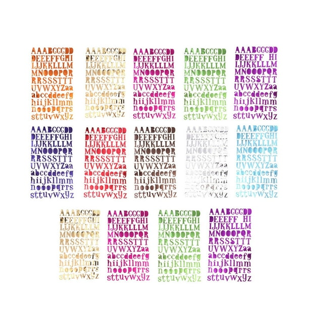 Frcolor Stickers Letters Cardstock Birthday Craft Vinyl Letter Adhesive