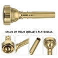 thumbnail image 2 of Miangastore 1pc Trumpet Mouthpiece Beginners Professional Player Replacement Trumpet Part (Golden), 2 of 8