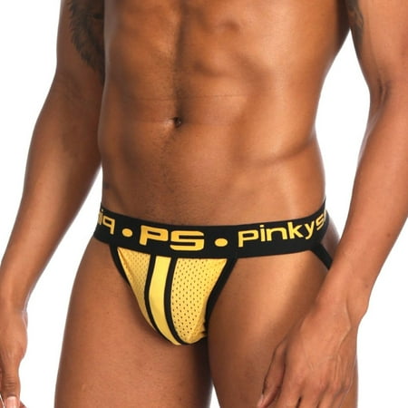 

Men Low Waist Thongs Wide Belt Lifting Hips Double G-string Breathable Male Underpants 2XL