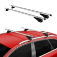 thumbnail image 2 of Top Roof Racks Cross Bars for Audi A4 Allroad 2006-2016 Alu Carrier Gray 2Pcs, 2 of 11