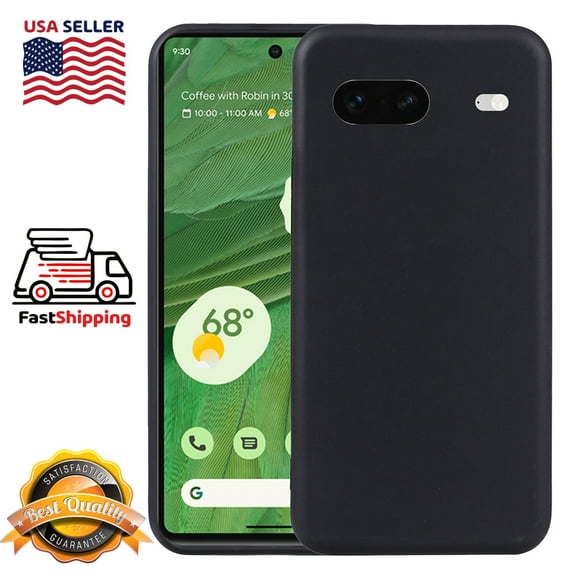 Google Pixel 8 Case, AMZER Google Pixel 8 Basic Case Shockproof Case Soft Gel TPU Anti-slip Bumper Thin Slim Phone Case Covers For Google Pixel 8,Black