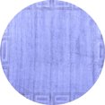 thumbnail image 1 of Ahgly Company Indoor Round Abstract Blue Modern Area Rugs, 8' Round, 1 of 4