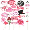 thumbnail image 4 of 1 Ensemble Heureux de la Saint-Valentin Photo Accessoires Photo Cabine Accessoires Mariage Fête Fournitures, 4 of 8