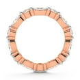 thumbnail image 4 of Marquise & Round Shape Lab Grown Diamond Kenzie Eternity Ring For Women | 3 Carat IGI Certified 14K Rose Gold | FG-VS Quality Friendly Diamonds Eternity Ring Size 8, 4 of 4