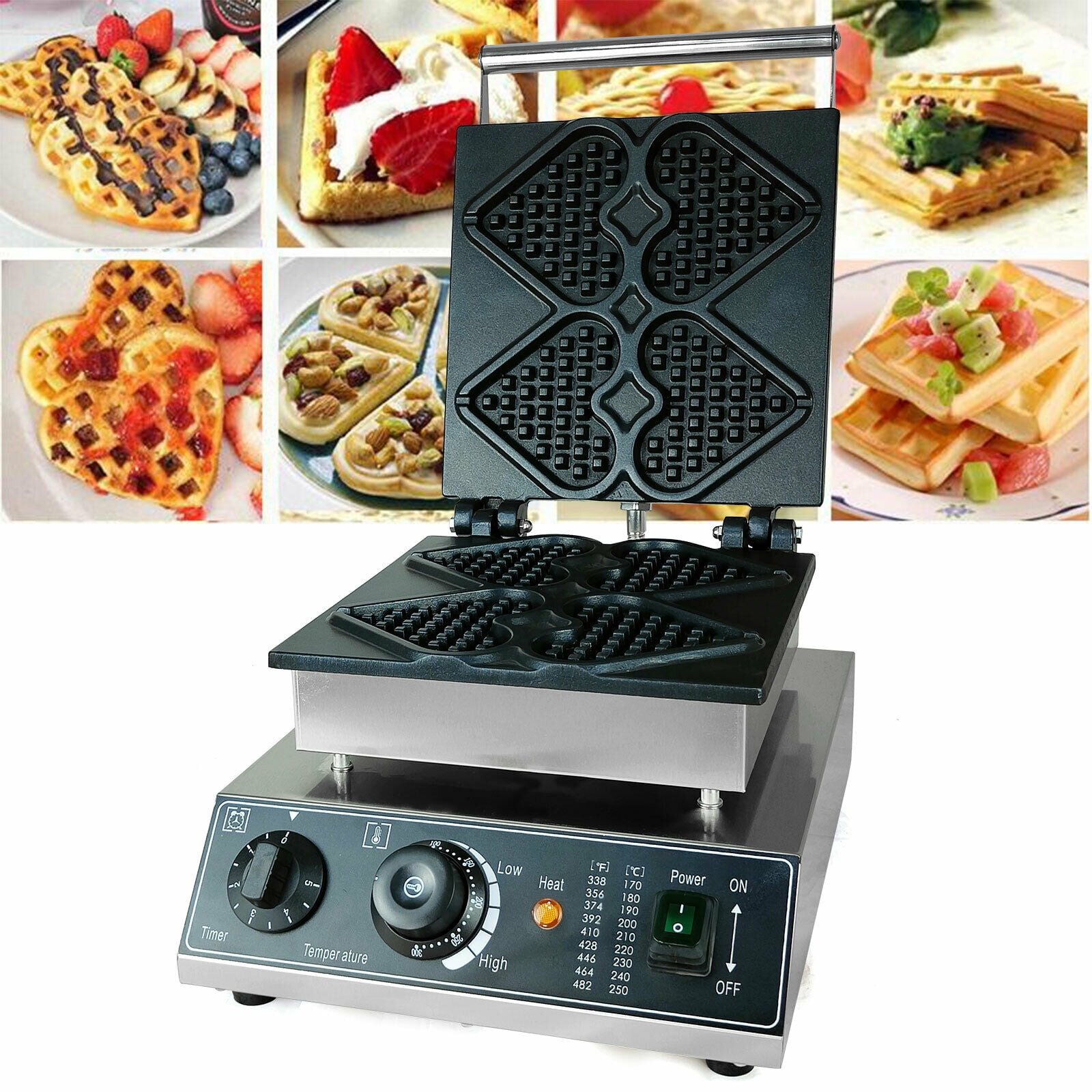 US Plug 110V Ladieshow 25-Holes 950W Electric Rapid Heating Waffle Maker Muffin Pancake Machine Kitchen Appliance 