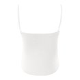thumbnail image 4 of Sngxgn Women's Basic Short Camisole Strap Layering Tank Top(White,One Size), 4 of 5