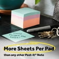 thumbnail image 6 of Post-it® Notes Cube, 3" x 3" - Assorted Colors, 400 Sheets/Cube: Multicolor Sticky Notes, Uncoated Paper, Glue Binding, 6 of 10