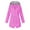 Pink, variant on jsaierl Women's Raincoat Waterproof Lightweight Rain Jacket Active Outdoor Hooded Packable Plus Size Windbreaker Zip Up Coats