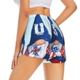 thumbnail image 3 of Vsdgher Cute Gnomes in USA Print Women's Running Double Layer Shorts High Waisted with Pockets Elastic Yoga Workout Athletic Gym Sports, 3 of 8