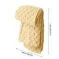 thumbnail image 3 of Heather Green Throw Blanket for Couch, Super Soft Warm Blankets, Cozy Knit Fuzzy Plush Lightweight Throws for Couch, Sofa, Bed, Camping, Picnic, Heather Green, 50 x 60 inches, 3 of 5