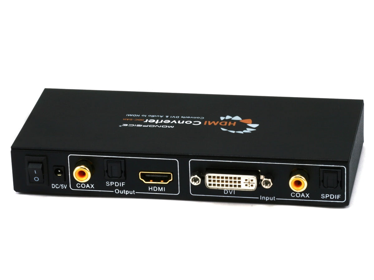 DVI Video + Digital Coaxial and Digital Optical to HDMI Converter - Walmart.com