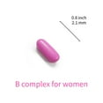 thumbnail image 5 of Lovita High Potent Vitamin B Complex for Women, Time Release, All B Vitamins with Iron, Vitamin C, Cranberry, Pine Bark, Green Tea for Energy, 30 Vegetarian Tablets (Pack of 3), 5 of 6