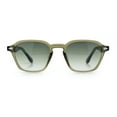 thumbnail image 3 of Gentlemanly Keyhole Bridge Thin Horn Rim Hipster Fashion Sunglasses Dark Green - Green, 3 of 8