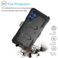 thumbnail image 4 of Tekcoo Cases for Samsung Galaxy A15 5G, [Buit-in Screen Protector] Combo Holster Belt Clip [Heavy Duty] [Kickstand] Full-Body Rugged Holster Case -Black, 4 of 10