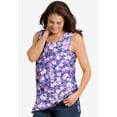 thumbnail image 6 of Woman Within Plus Size Perfect Printed Scoopneck Tank, 6 of 6