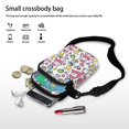 thumbnail image 7 of HELLHERO Rabbit Easter Egg Pattern Travel Crossbody Purse with Zipper Closed for Travel, 7 of 7