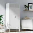 thumbnail image 1 of CHSHIN 61"H Modern Kitchen Pantry, Metal Storage Cabinet with 4-Tier for Kitchen,Dining Room,White, 1 of 6