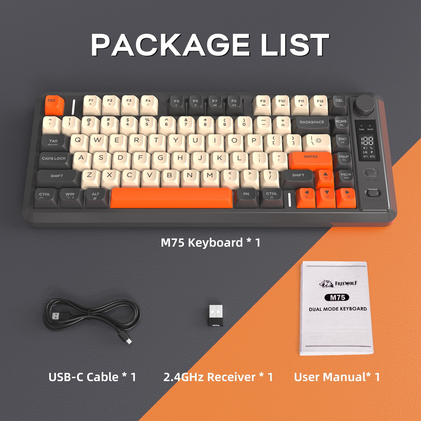 ZIYOU LANG M75 Bluetooth Keyboard