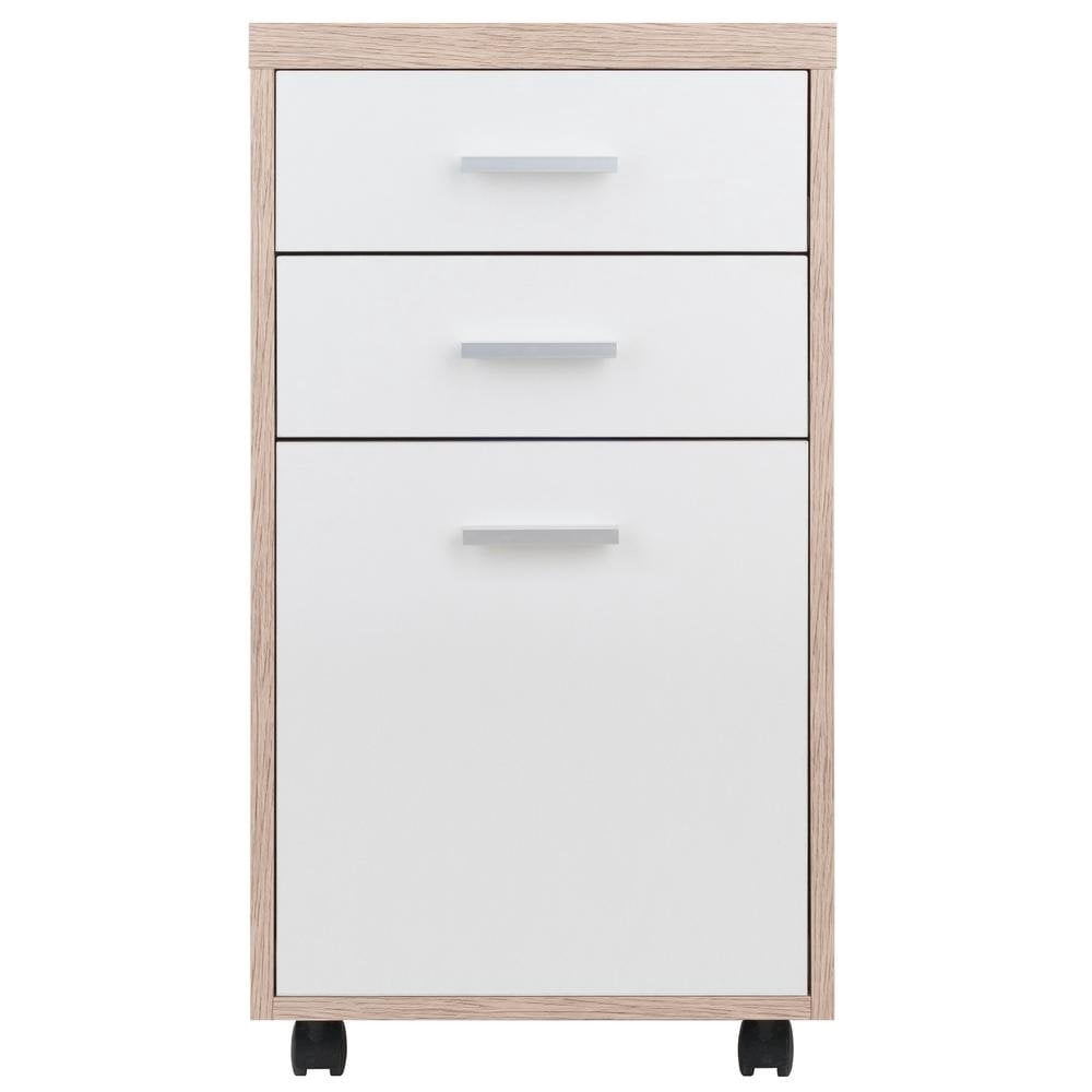 FurniFact Small File Cabinet – Compact Wood Filing Cabinet for Office and Home Use