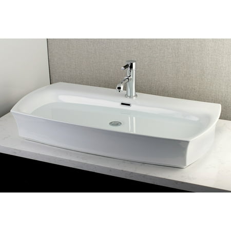 Kingston Br Contemporary Large 35 Inch Elongated Vessel Bathroom Kingston Br Contemporary Large 35 Inch Elongated Vessel Bathroom Sink