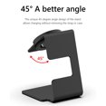 thumbnail image 3 of Soporte Del Cargador Soporte de carga Soporte de reloj Bobina de tarjeta de silicona para Apple Watch Series (Negro), 3 of 9