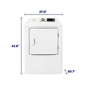 Element Electronics 7.0 cu. ft. Front Load Electric Dryer - White (ETD7027ECW)