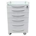 thumbnail image 1 of INTBUYING 5 Drawers Mobile Cabinet Cart Dental Movable Office Storage Cabinet, 1 of 9