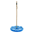 thumbnail image 3 of Outdoor Heights Indoor/Outdoor Disc Swing for Tree or Swing Set with Adjustable Rope - Blue, 3 of 8