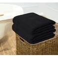 thumbnail image 5 of MALLONI HOME 100% Premium Cotton 2 Pack Oversized Bath Towel Set 28x55 inches, Large Bath Towels, Ultra Absorbant Compact Quickdry & Lightweight Towel, Ideal for Gym Travel Camp Pool - Black, 5 of 7