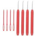 thumbnail image 1 of OUNONA 4Jgo Kit De Herramientas Para Tejido De Acero Y Mango Plástico Colores Surtidos Duradero, 1 of 7