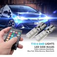 thumbnail image 3 of 2Pcs Télécommande Infrarouge Conduit Ampoule de Voiture RGB Signal Lumineux, 3 of 9