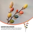 thumbnail image 2 of 3 piezas de adornos florales con forma de ramas de árbol de Pascua para pintar huevos, 2 of 8