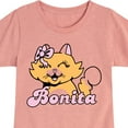 thumbnail image 3 of Instant Message - Bonita Kitty - Toddler & Youth Girls Short Sleeve Graphic T-Shirt, 3 of 6