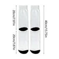 thumbnail image 2 of saneggsry DIY Custom Socks Boot Socks With Picture Funny Print Womens Socks Heel Shield Ski Socks Mens Photo Socks Customized Novelty Compression Socks for Men Mens No Show Socks Sock For, 2 of 2
