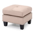 thumbnail image 2 of Glory Furniture Nailer G314-O Beige Ottoman, 2 of 5