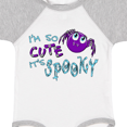 thumbnail image 4 of Inktastic I'm So Cute Its Spooky- cute Halloween spider Boys or Girls Baby Bodysuit, 4 of 5