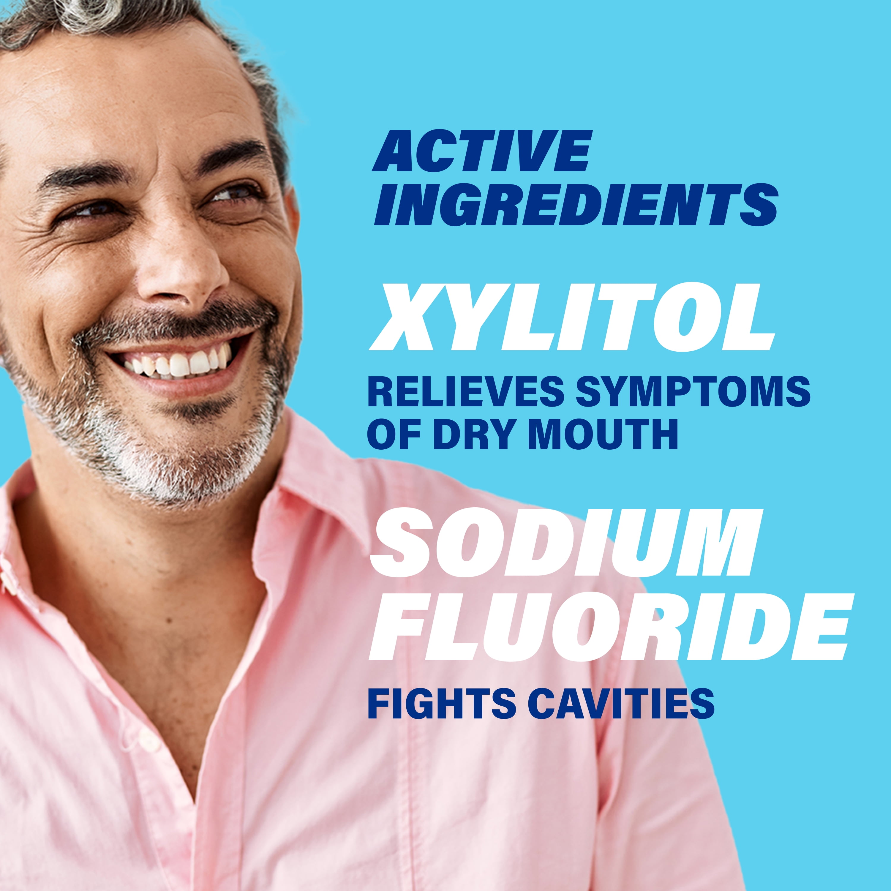 ACT Dry Mouth Anticavity Fluoride Mouthwash, Soothing Mint, 33.8 fl. oz.
