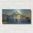 thumbnail image 3 of Luxe Metal Art 'Odessa Ukraine Opera and Ballet Theater' by Pedro Gavidia, Metal Wall Art, 24"x12", 3 of 10