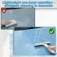 thumbnail image 5 of Window Cleaner Tool with Built-in Spray Bottle, Squeegee and Brush - 2025 New for Shower Glass, Mirrors, Car Windows (White), 5 of 6