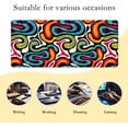 thumbnail image 4 of XXL Extended Bright Graffiti Gaming Mouse Pad 35"x15.7" Desk Mat with NonSlip Base and Stitched Edges for Office and Computer, Ultimate Keyboard and Mouse Protection for Gamers and Professionals, 4 of 6